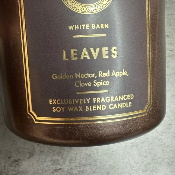 Bath and Body Works White Barn Fall Candle Duo-Burned Once Each - Picture 4 of 5